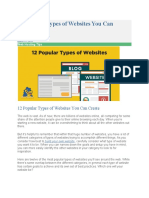 12 Popular Types of Websites