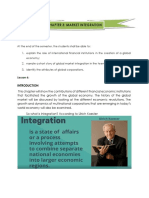 Chapter 3: Market Integration: Objectives