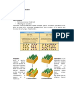 Introduction To Speciation Notes