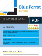 Aptis Intensive Course: Introduction and Exam Format