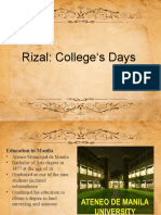 Rizal: College S Days