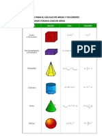 Algoritmo para El Cálculo de Áreas Y Volúmenes Aprendiz: Linda Yohana Chacon Arias
