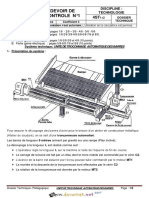 Devoir de Contrôle N°1 - Génie Mécanique - UNITE DE TROCONNAGE AUTOMATIQUE DES BARRES - Bac Technique (2017-2018) MR MR GHORBEL Mamdouh