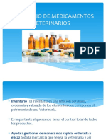 Inventario de Medicamentos Veterinarios