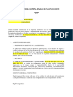 INFORME DE AUDITORIA Ejemplo