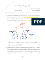 Game Theory Assignment 4