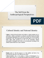 The Self From The Anthropological Perspectives