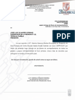 Primaria Censa Oficio de Entrega Plan de Acompañamiento 2da Quincena