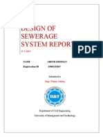 Design of Sewerage System Report