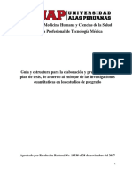 Guia y Estruct. para Elab. Del Plan de Tesis