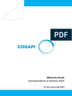 Cosapi Memoria Anual 2020