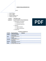 Estructura de Proyectos