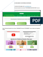 Tutorial Plataforma de Instruimos