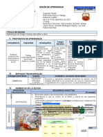 SESIÓN DE APRENDIZAJE #2 - 1 Y 2 Grado