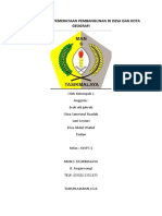 Makalah Usaha Pemerataan Pembangunan Di Desa Dan Kota