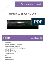 Manual Cc-6500r HD DVR