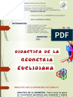 GRUPO - 1 Didáctica de La Geometría Euclidiana