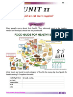 Unit 11: Should We Eat More Veggies?