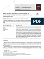 Energy Saving in Sintering of Porcelain Stoneware