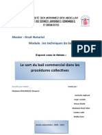 Contrat de Bail