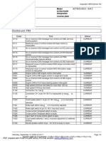 Current Fault Codes: Code Text Status