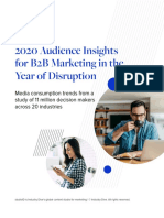 2020 Audience Insights For B2B Marketing in The Year of Disruption