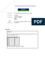 Presentation of Data: Statistics