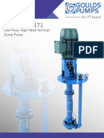 Goulds LF 3171: Low Flow, High Head Vertical Sump Pump