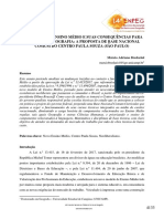 A Reforma Do Ensino Médio e Suas Consequências para o Ensino de Geografia A Proposta de Base Nacional Comum Do Centro Paula Souza