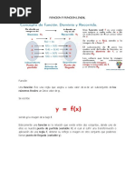 Funcion y Funcion Lineal Ejemplos Sin Ejercicios Matematicas Guia 3