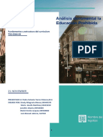 Fundamentos y Extructura Del Curriculum