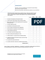 Self Assessment Mindfulness