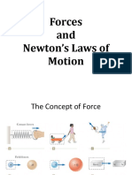 III. Forces and Newton's Law of Motion