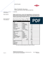 Starting Point Formulation PRIMAL HG 336