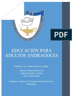 Educación para Adultos Andragogia