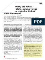 Working Memory and Neural Oscillations: Alpha-Gamma Versus Theta-Gamma Codes For Distinct WM Information?