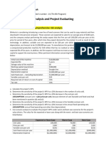 Chapter 13 - Risk Analysis and Project Evaluating: Financial Management Task