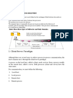 Client/Server Paradigm: Mod 4 Process-To-Process Delivery