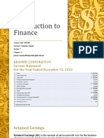 Introduction To Finance: Course Code: FIN201 Lecturer: Tahmina Ahmed Section: 7 Email: Tahmina98ahmedsbe@iub - Edu.bd