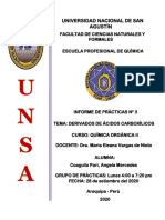 PRÁCTICA N°3 - Derivados de Los Ácidos Carboxílicos