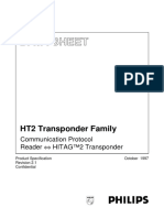 HT2 Transponder Family: Communication Protocol Reader HITAG™2 Transponder