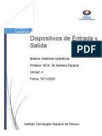 Investigacion Dispositivos de Entrada y Salida