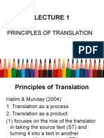 Principles of Translation