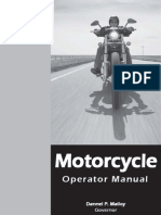 Motorcycle Motorcycle Motorcycle Motorcycle Motorcycle: Operator Manual