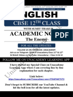 English: Cbse 12 Class