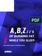 Of Burning Fat: While You Sleep