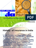 Presented By-Akhilesh (IMB2010008) : Insurance Regulatory and Development Authority