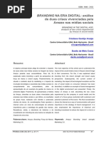 BRANDING NA ERA DIGITAL - Análise de Duas Crises Vivenciadas Pela Arezzo Nas Mídias Sociais