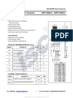 Isc N-Channel MOSFET Transistor SPP17N80C3 ISPP17N80C3: INCHANGE Semiconductor