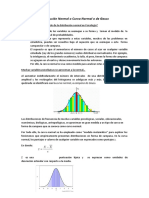 Word Distribución Normal o Curva Normal o de Gauss